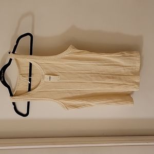 NWT- beige/cream anthropologie tank top